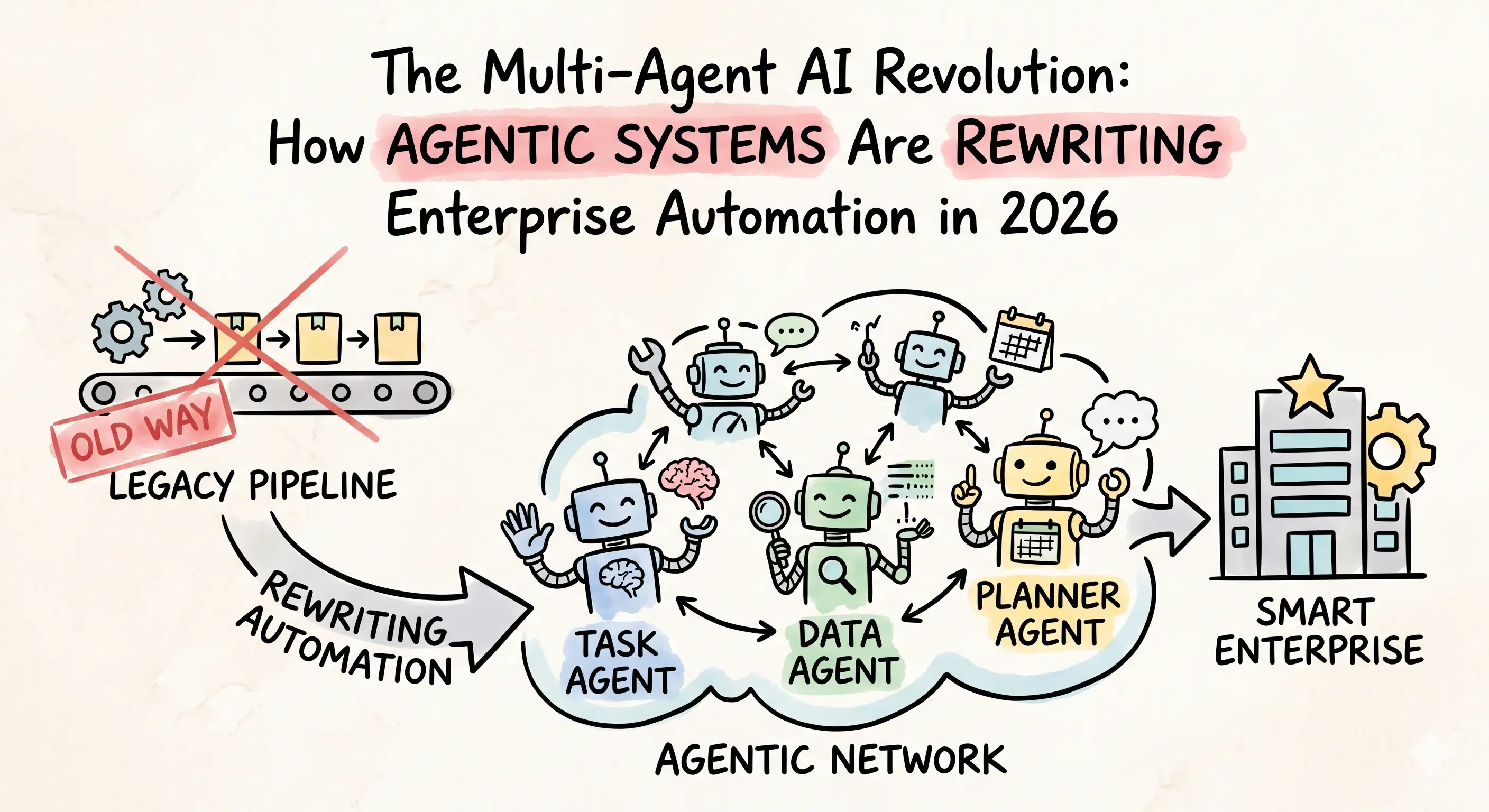 How Agentic Systems Are Rewriting Enterprise Automation: The Multi-Agent AI Revolution in 2026